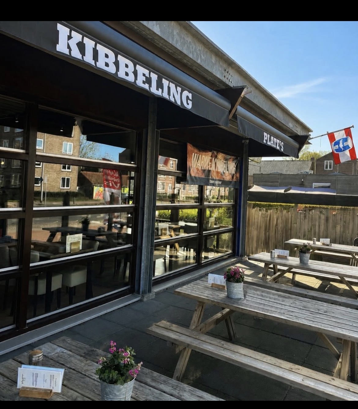 Het terras van De Gezonde Apotheek